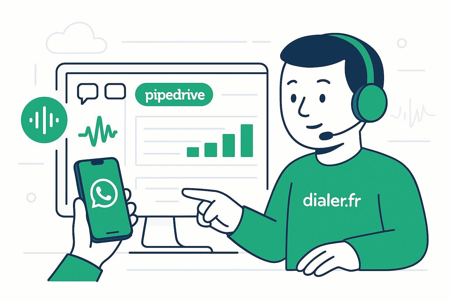 Optimiser le suivi client multicanal avec pipedrive et whatsapp