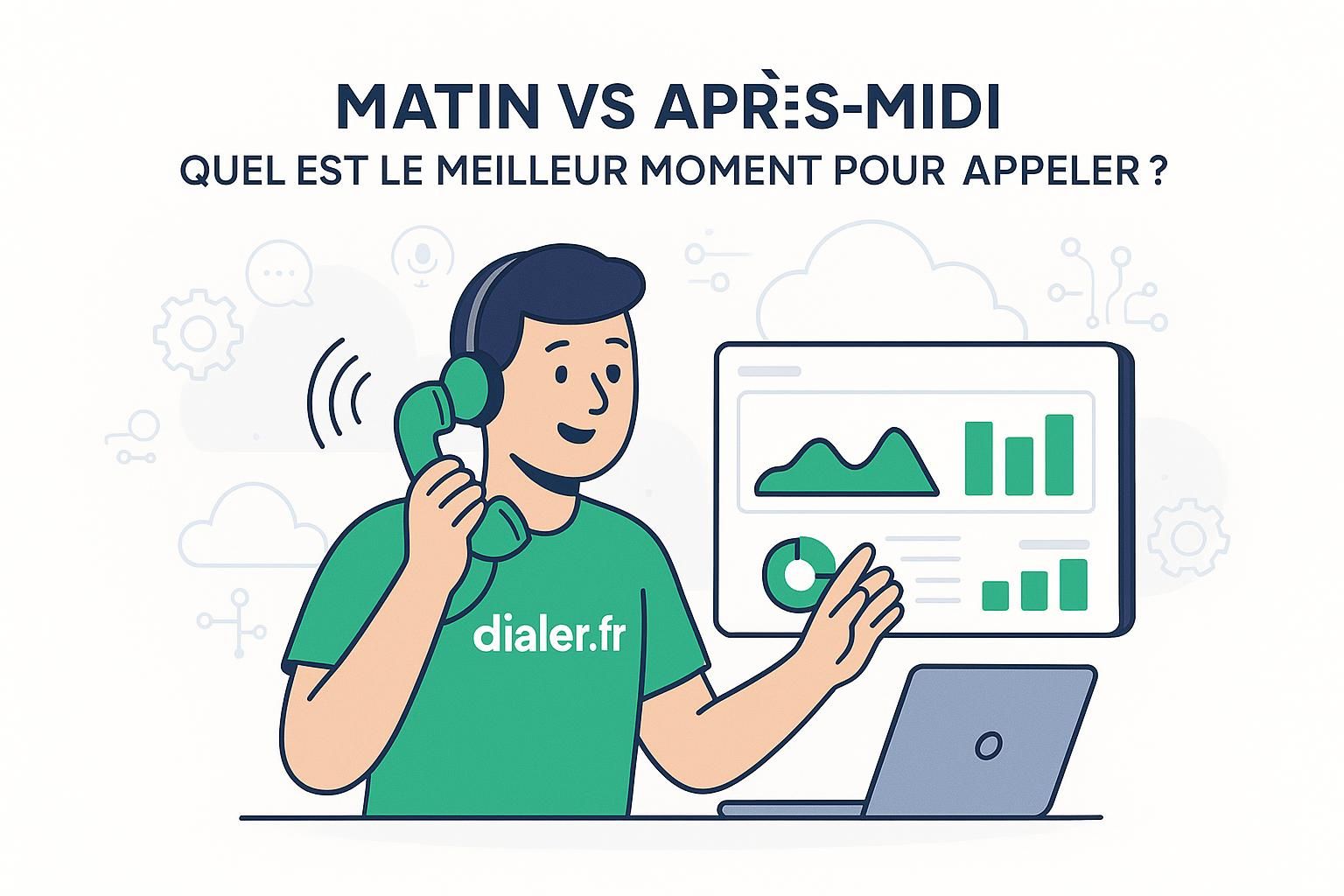 Prospection matin vs après-midi : quel est le meilleur moment pour appeler ?
