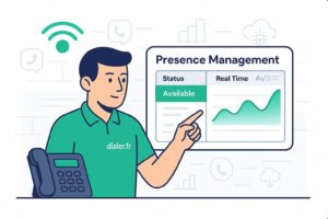Savoir qui est disponible dans votre équipe en temps réel grâce au presence management