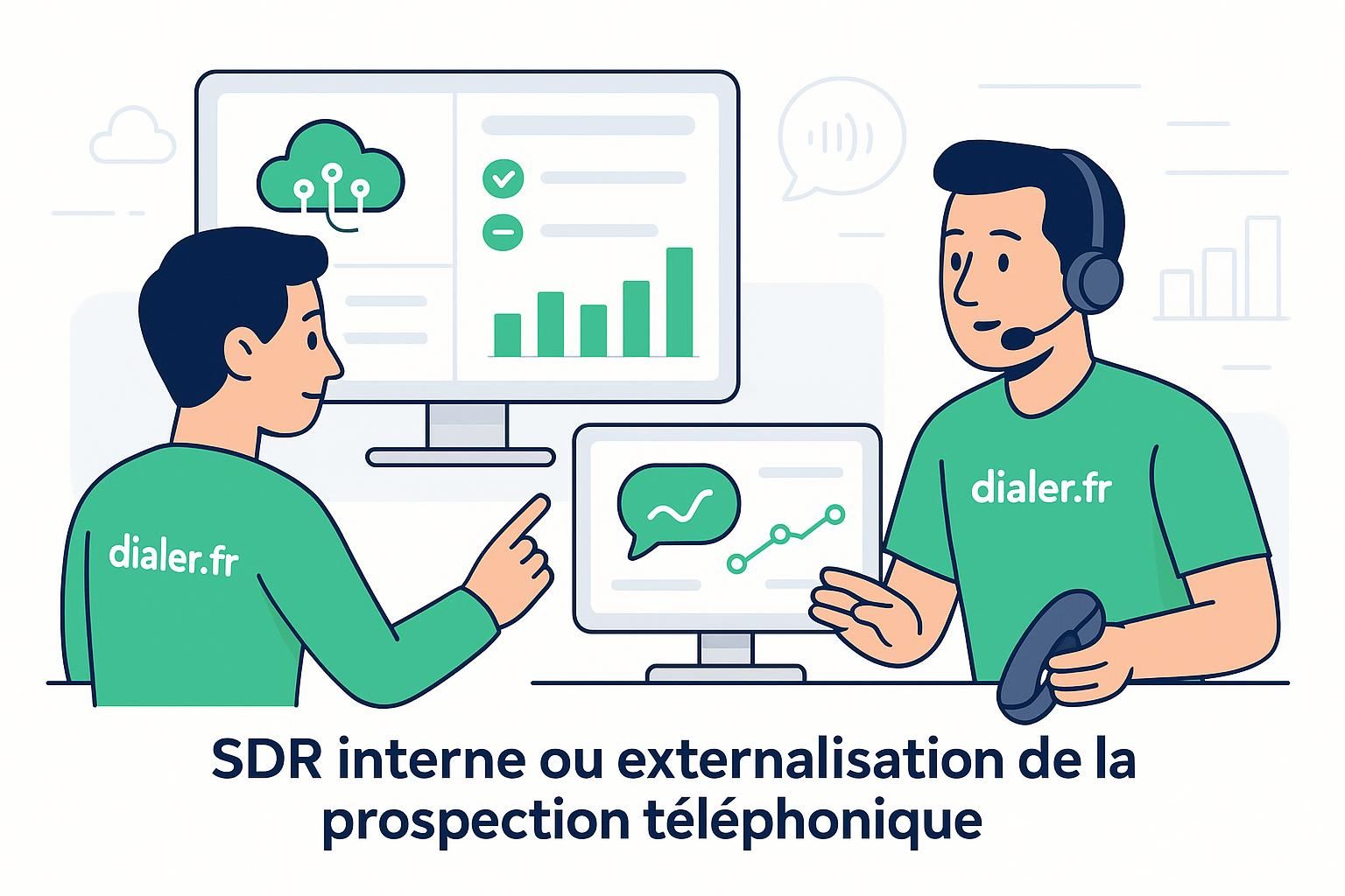 Sdr interne ou externalisation de la prospection téléphonique : quel choix pour votre entreprise