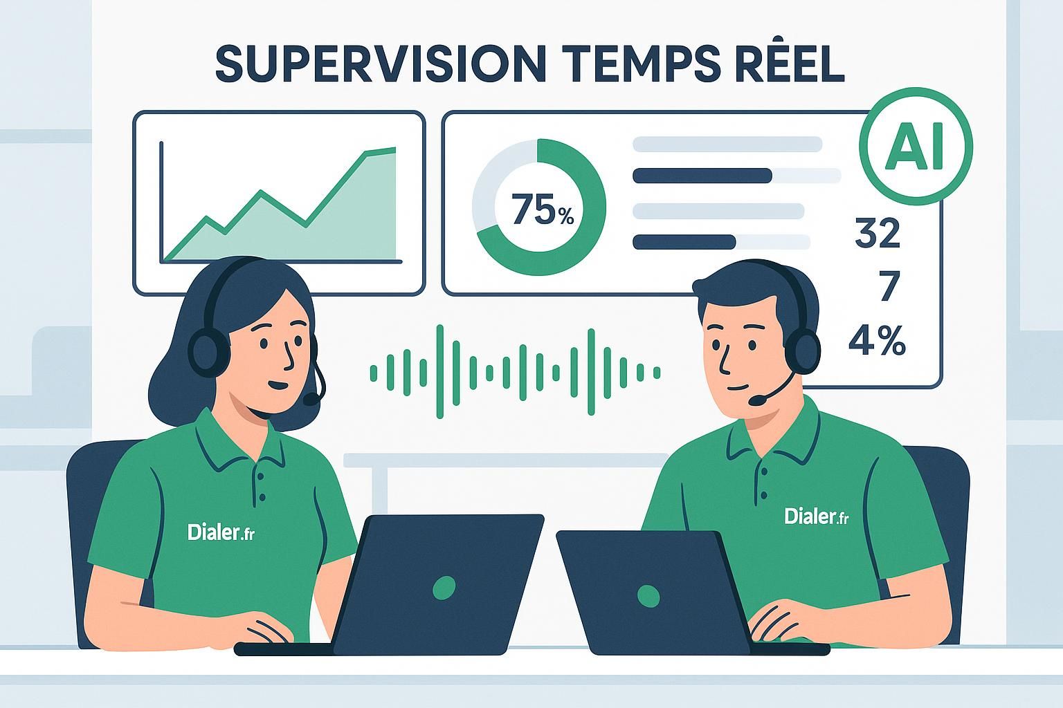 découvrez comment la supervision en temps réel dans les call centers peut optimiser la gestion des équipes et améliorer la performance globale pour un service client efficace.