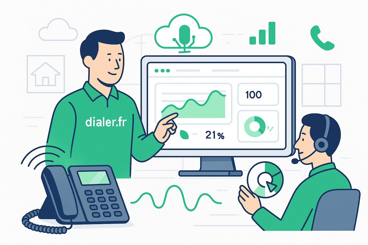 Téléphonie cloud pour agence immobilière : transformer la gestion des appels