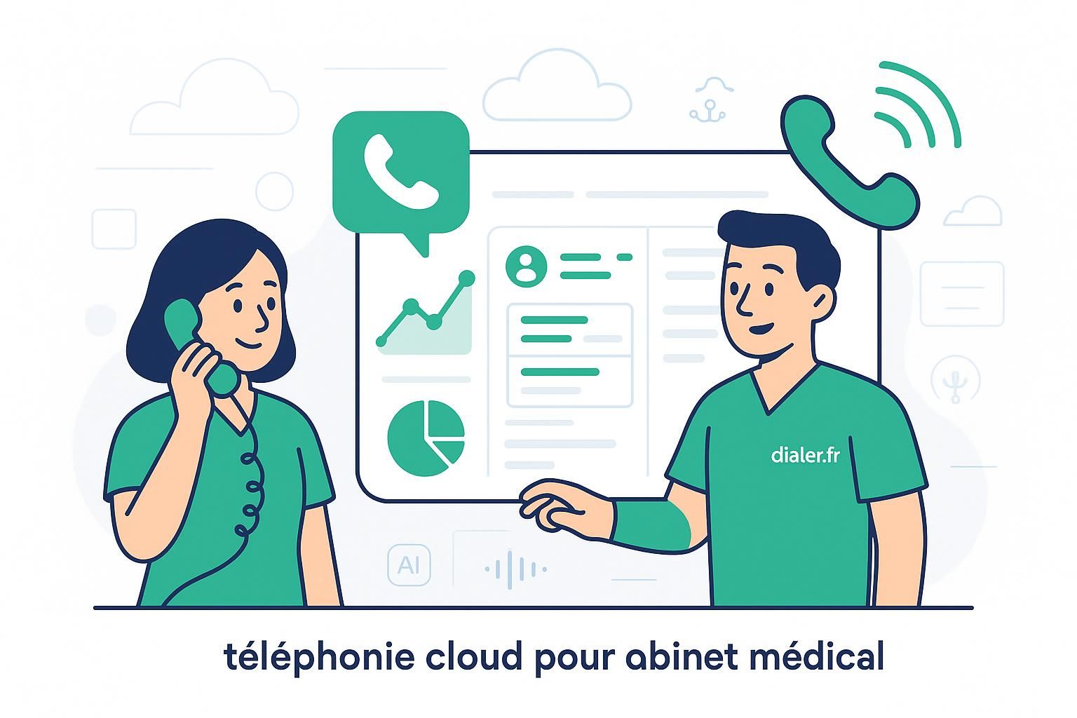 Téléphonie cloud pour cabinet médical : améliorer la santé grâce à la technologie