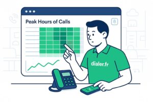 Visualiser les heures de pointe des appels téléphoniques avec une heatmap efficace