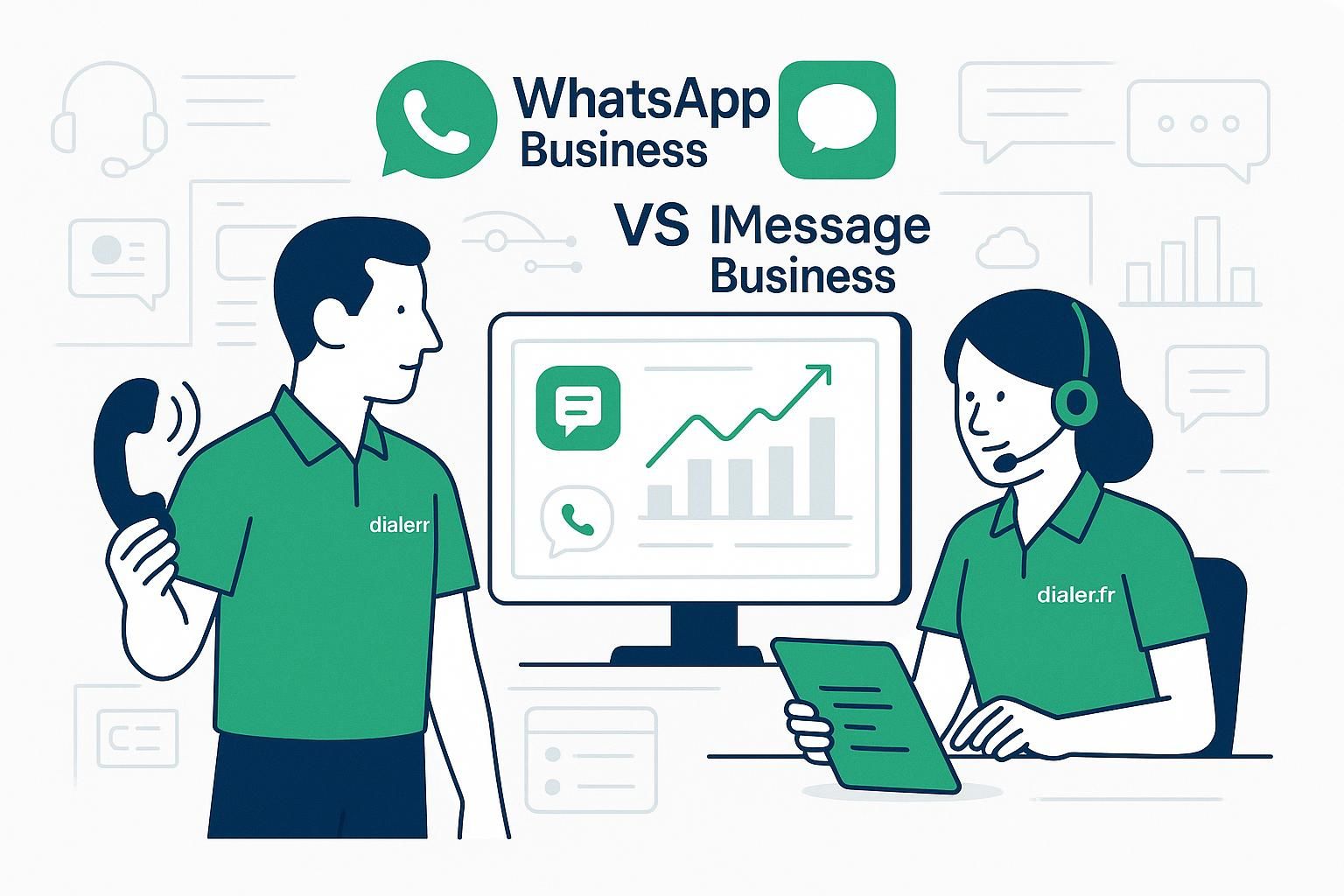 Whatsapp business vs imessage business : quel choix pour votre entreprise en 2026