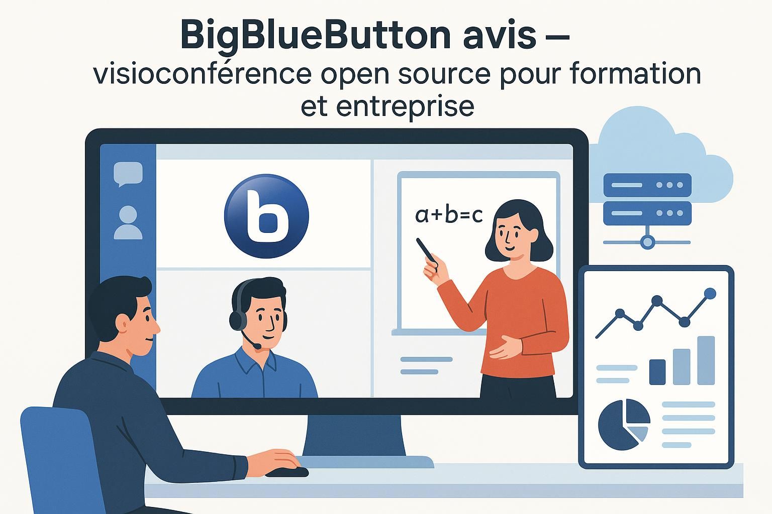 découvrez notre avis complet sur bigbluebutton, une solution de visioconférence open source gratuite, idéale pour les réunions en ligne, l'enseignement à distance et la collaboration efficace.