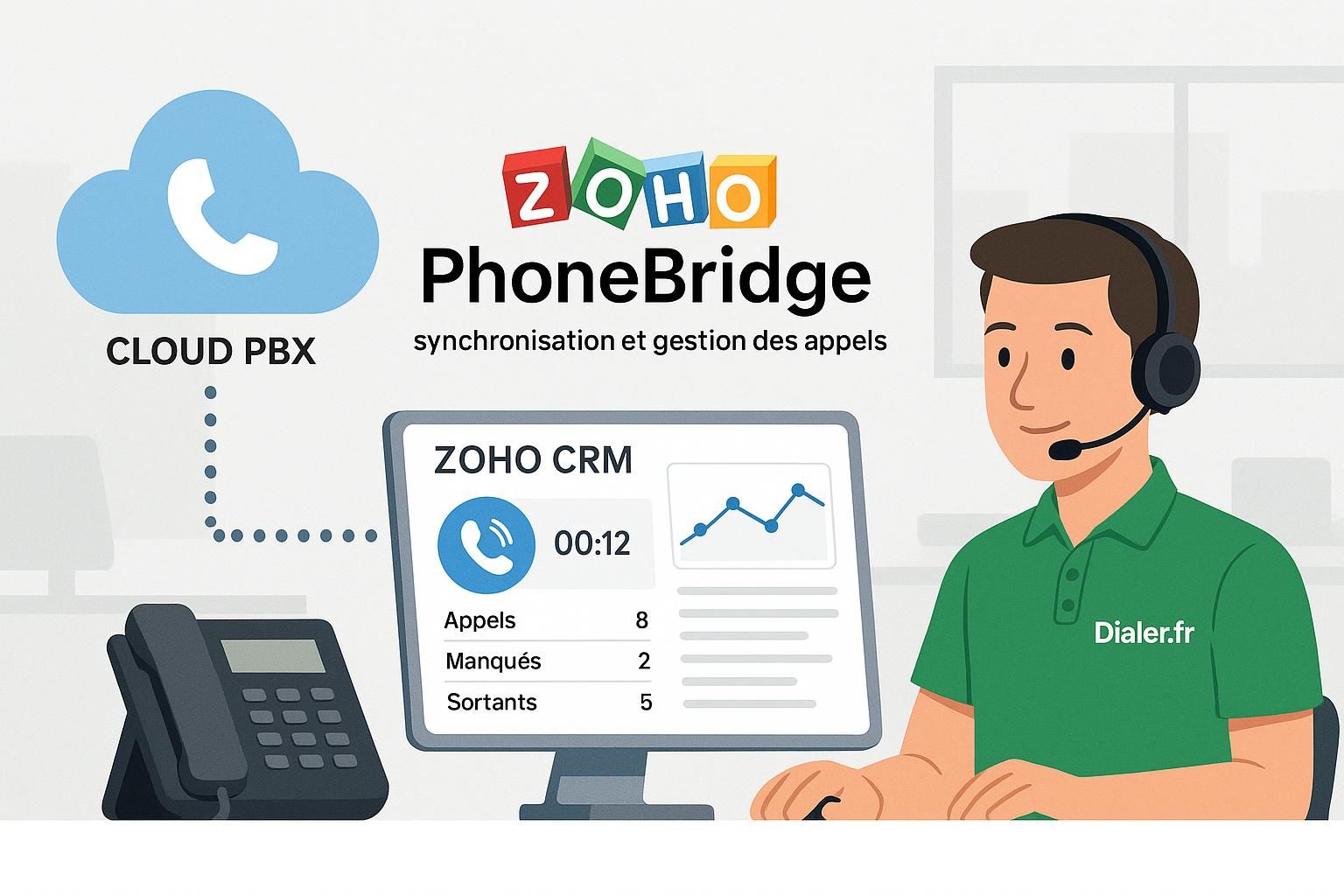 découvrez comment connecter facilement la téléphonie avec zoho phonebridge pour optimiser votre communication et gérer vos appels directement depuis zoho.