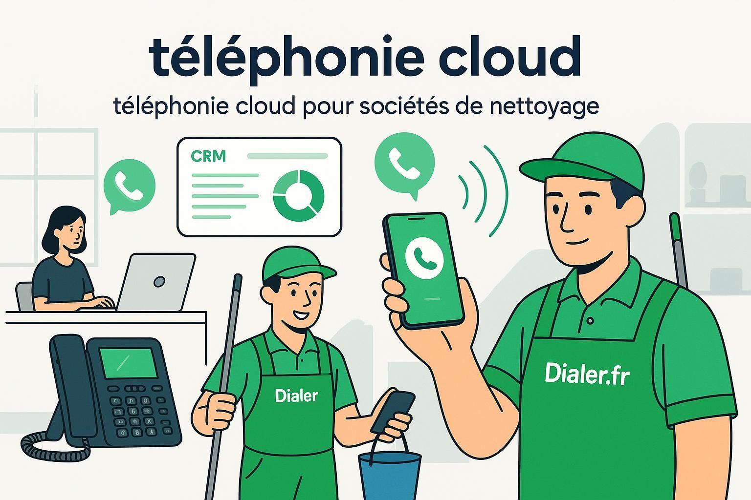 découvrez comment la téléphonie cloud révolutionne la gestion des sociétés de nettoyage en améliorant la communication, la flexibilité et l'efficacité opérationnelle.
