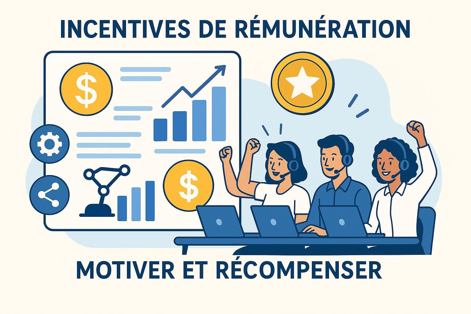 découvrez comment les incentives de rémunération stimulent la motivation des agents en centre d’appel, améliorant ainsi leur performance et la satisfaction client.