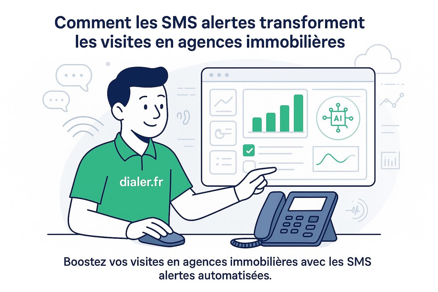 Comment les sms alertes transforment les visites en agences immobilières
