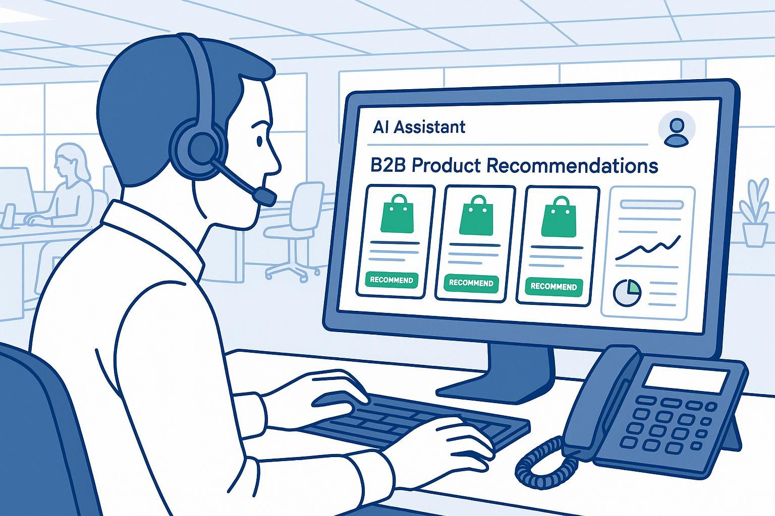 découvrez comment l'intelligence artificielle transforme la recommandation de produits pour optimiser les ventes b2b et stimuler le cross-sell, maximisant ainsi votre chiffre d'affaires.