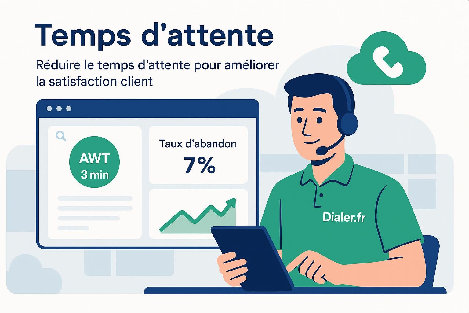 découvrez des méthodes pratiques pour mesurer et réduire efficacement le temps d'attente moyen lors des appels, améliorant ainsi la satisfaction client et l'efficacité opérationnelle.