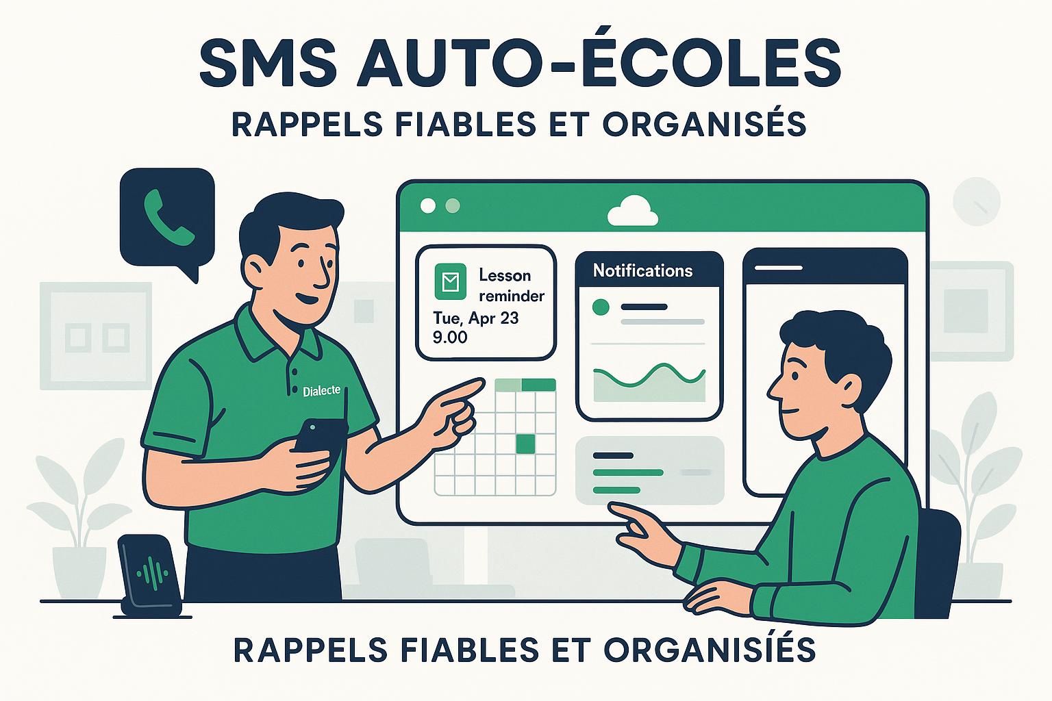 découvrez comment les sms automatiques des auto-écoles simplifient la gestion des rappels pour les leçons et examens, assurant ainsi une meilleure organisation et ponctualité des élèves.