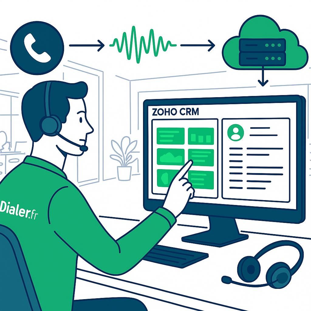 découvrez comment connecter votre dialer à zoho crm pour une intégration fluide et efficace, optimisant ainsi la gestion de vos appels et la productivité de votre équipe commerciale.