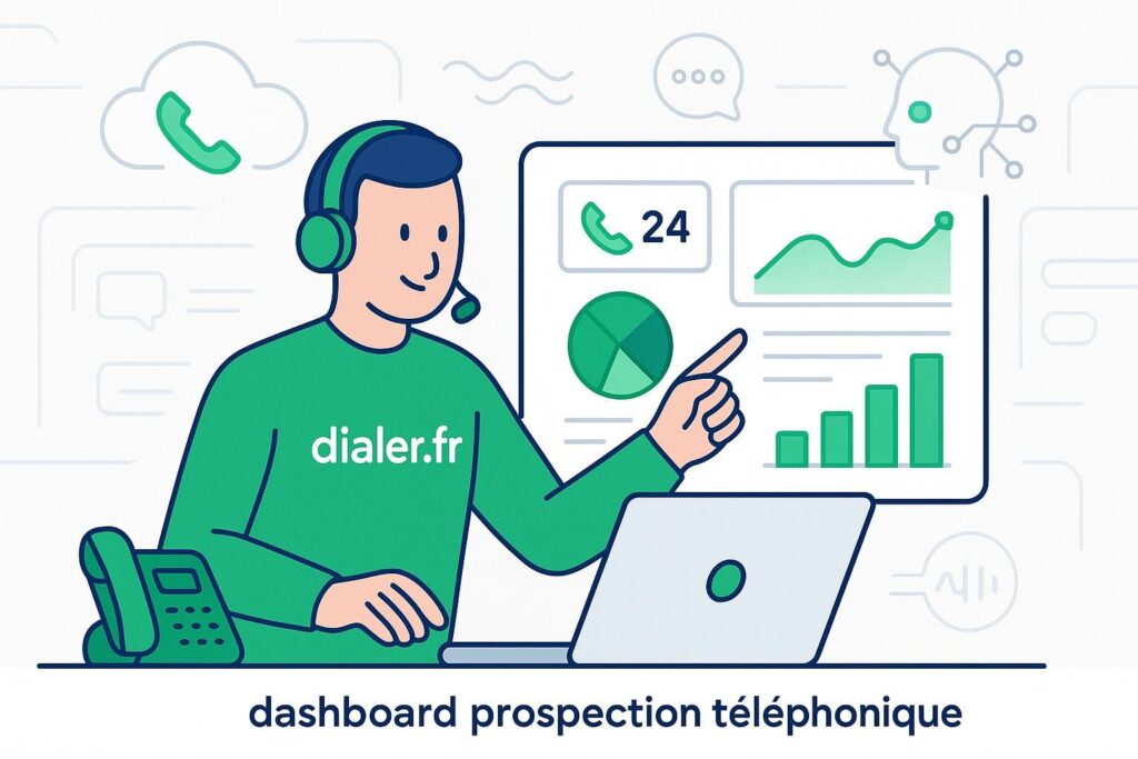 Dashboard prospection téléphonique : quelles métriques afficher pour optimiser vos résultats