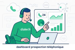 Dashboard prospection téléphonique : quelles métriques afficher pour optimiser vos résultats