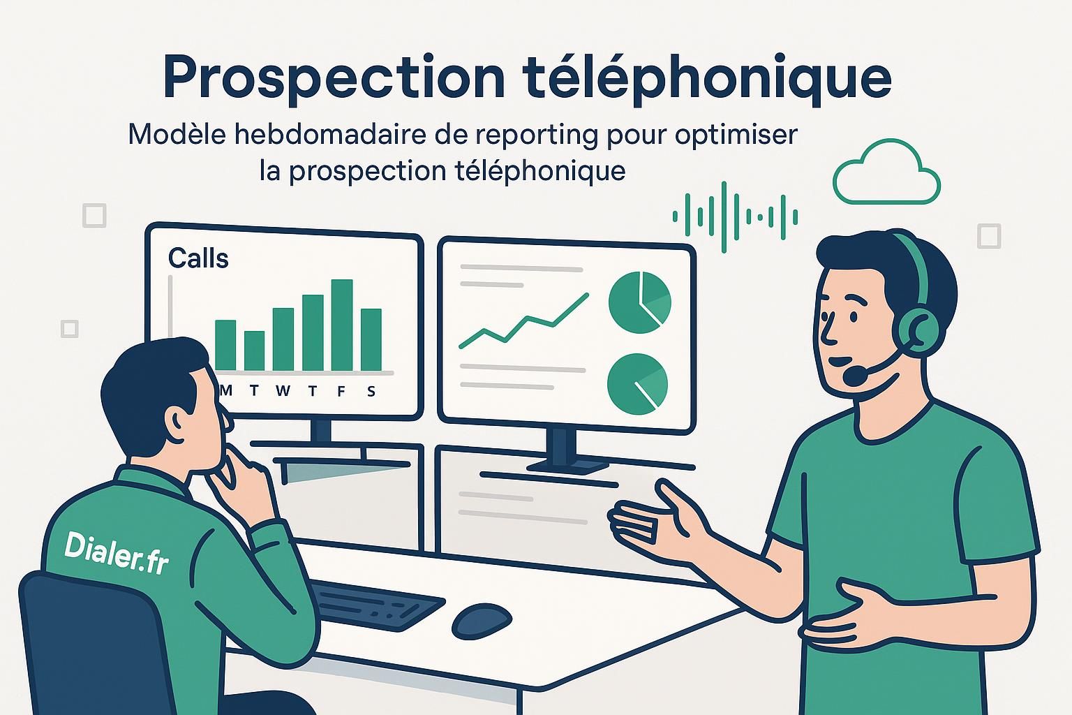 découvrez un modèle hebdomadaire de reporting efficace pour optimiser votre prospection téléphonique et améliorer vos performances commerciales.