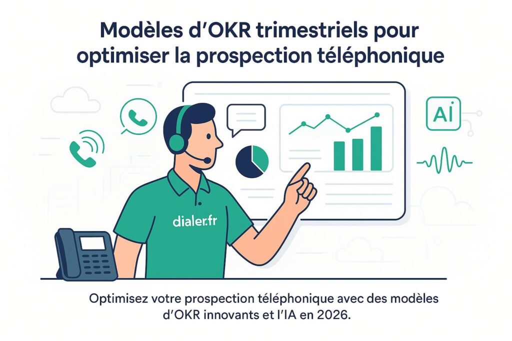 Modèles d&rsquo;okr trimestriels pour optimiser la prospection téléphonique en 2026