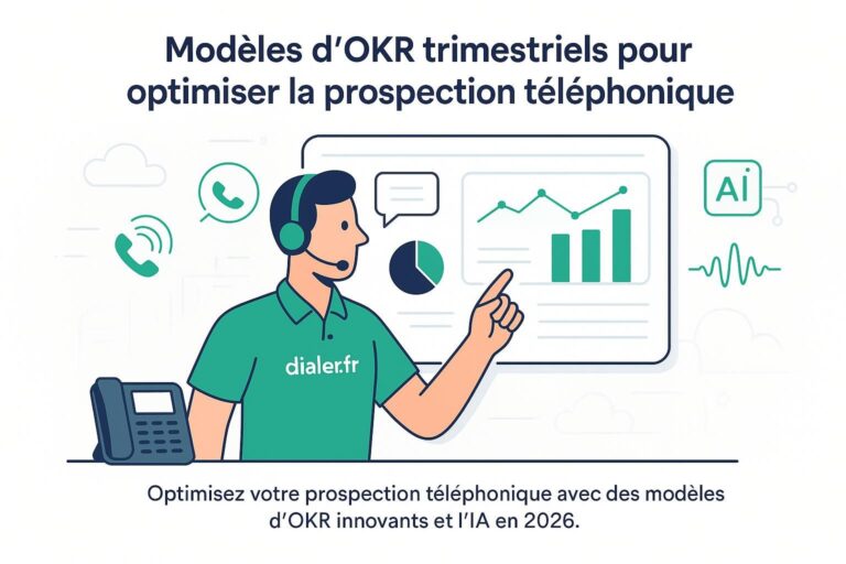 Modèles d&rsquo;okr trimestriels pour optimiser la prospection téléphonique en 2026