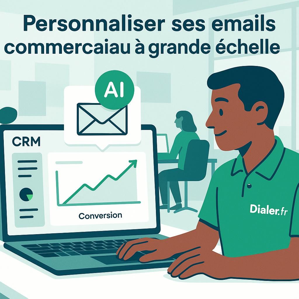 découvrez comment personnaliser vos emails commerciaux à grande échelle grâce à l'intelligence artificielle pour augmenter votre taux de conversion et maximiser l'engagement client.