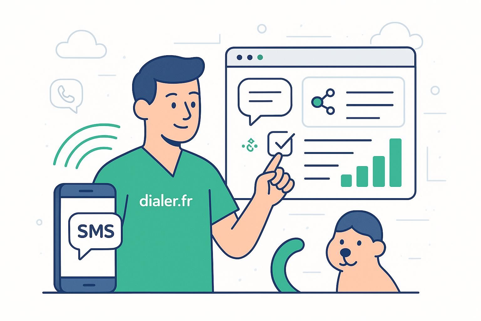 Pourquoi les sms vétérinaires sont essentiels pour les rappels de vaccins et les soins des animaux