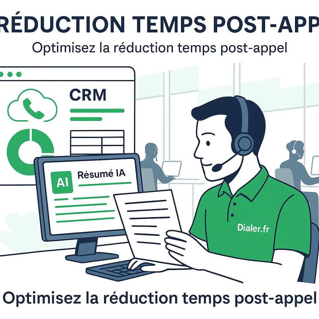 découvrez comment réduire le temps de travail post-appel pour améliorer l'efficacité et la productivité dans les centres d'appel.