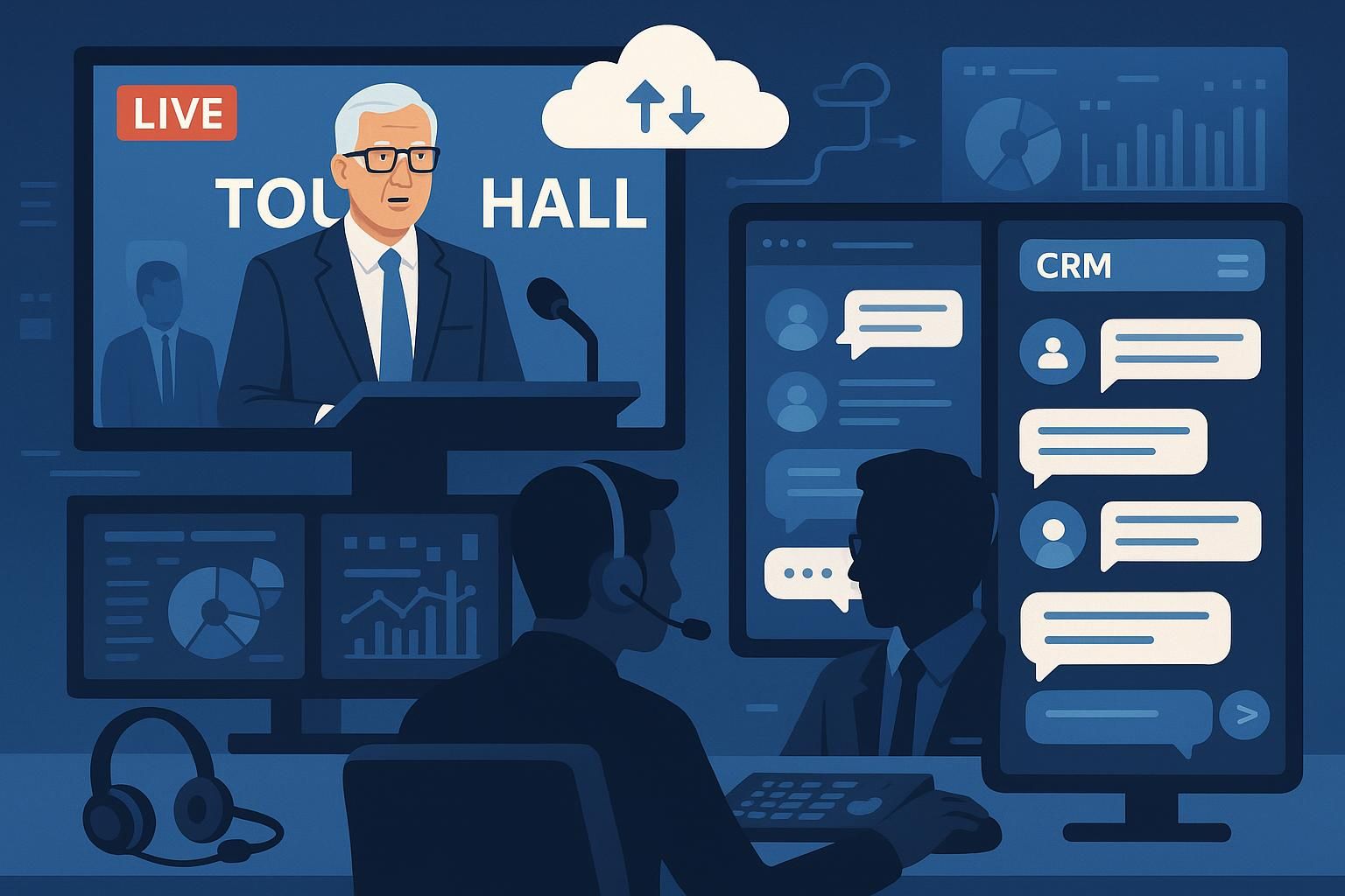 découvrez comment réussir la communication lors d’un town hall meeting virtuel à grande échelle grâce à des stratégies efficaces pour engager votre audience et assurer un échange fluide.