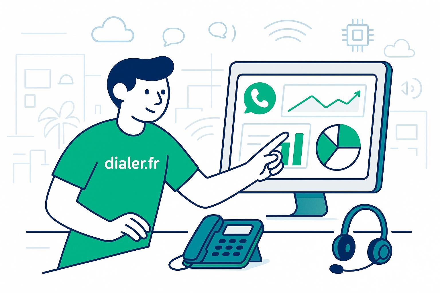 Téléphonie cloud pour agence de voyage : optimiser la communication et le service client