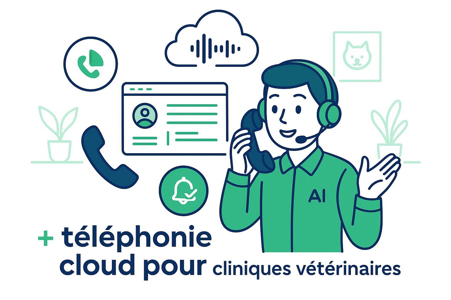 découvrez les avantages et le fonctionnement de la téléphonie cloud adaptée aux cliniques vétérinaires pour améliorer la communication et la gestion des appels.