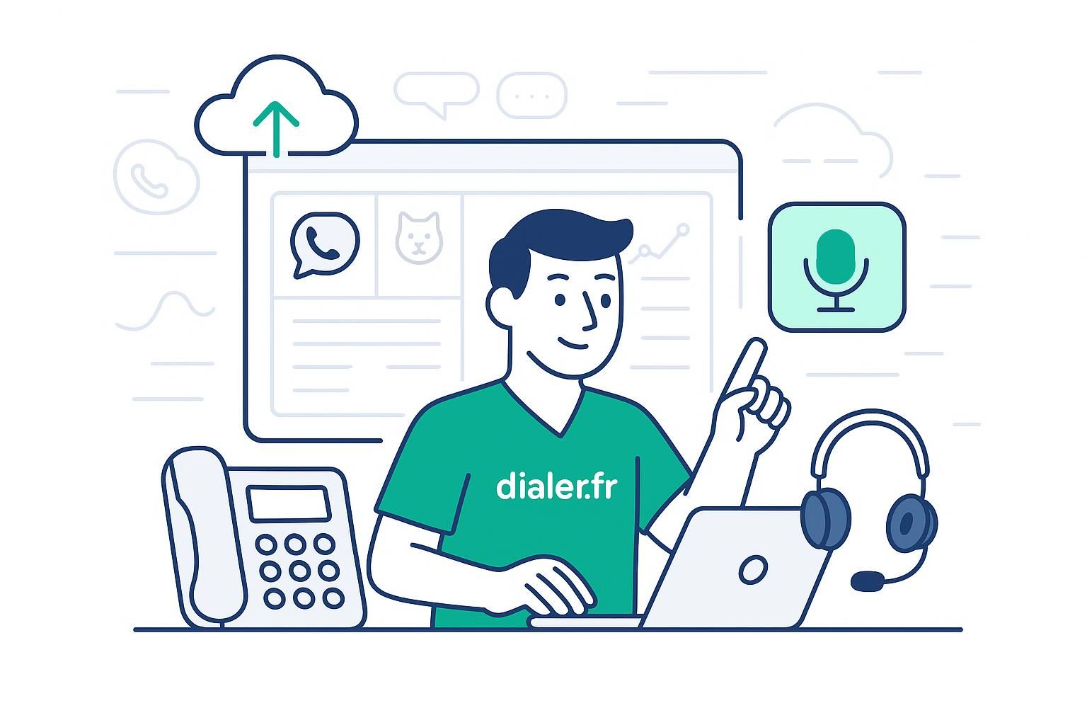 Téléphonie cloud pour cliniques vétérinaires : avantages et fonctionnement