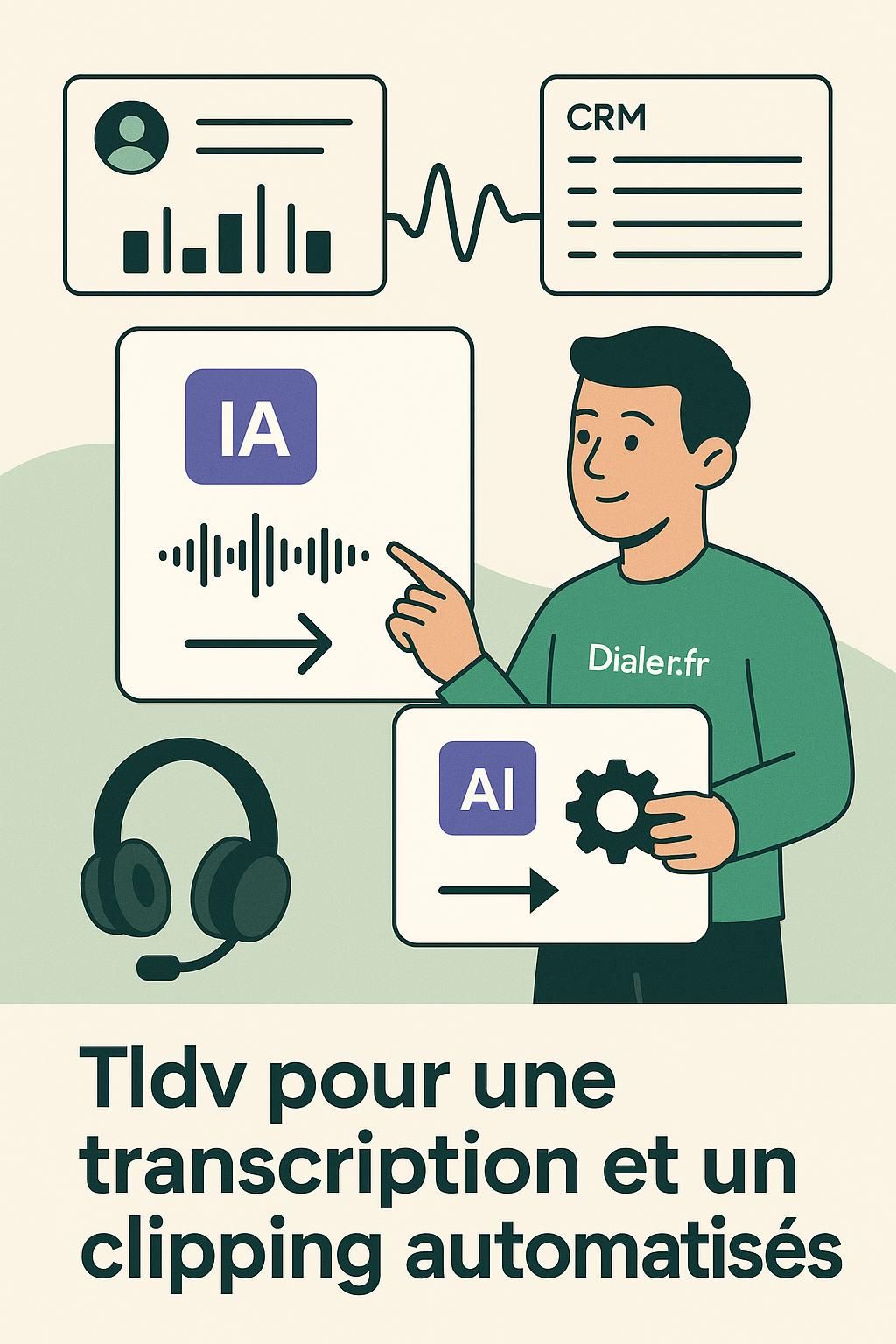 découvrez comment utiliser tldv et l'intelligence artificielle pour automatiser la transcription et le clipping de vos appels vidéo en réunion, optimisant ainsi votre productivité.
