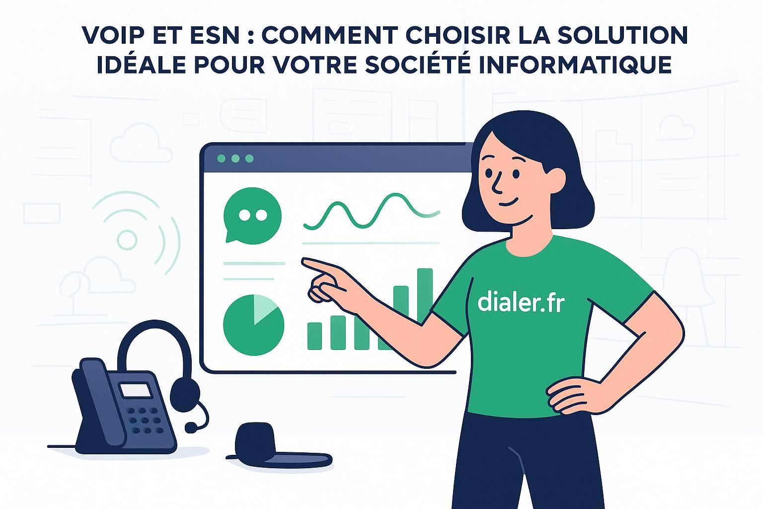 Voip et esn : comment choisir la solution idéale pour votre société informatique