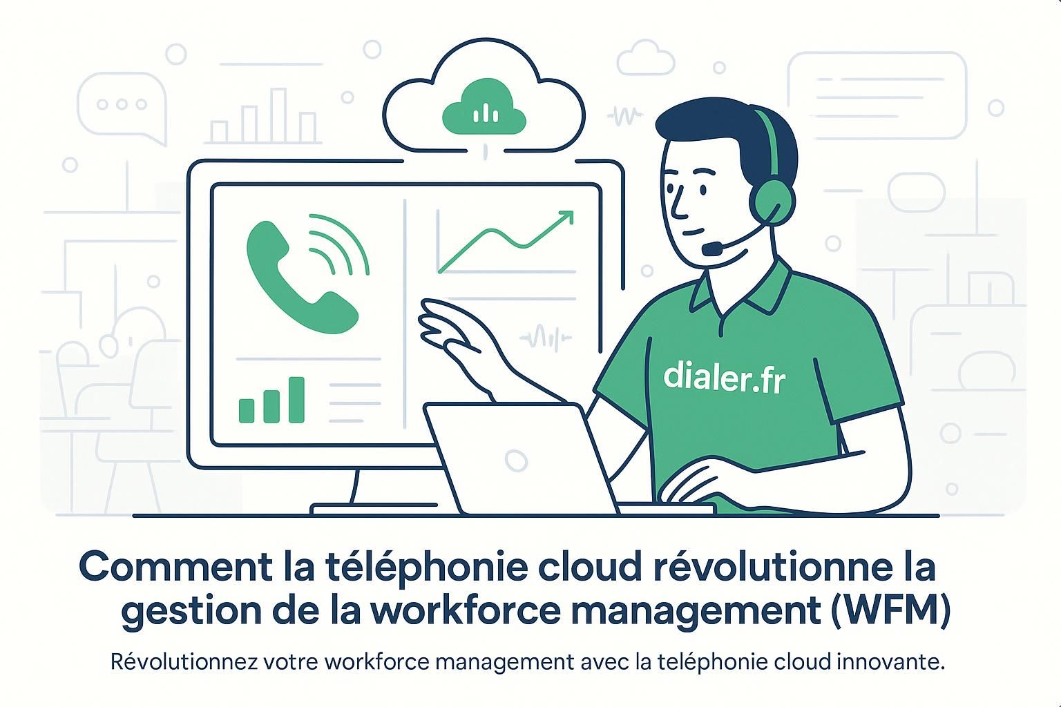 Comment la téléphonie cloud révolutionne la gestion de la workforce management wfm