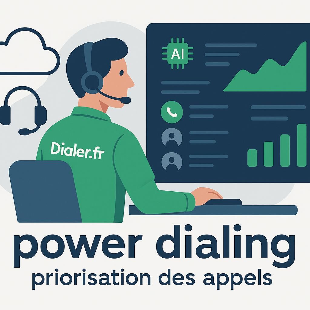 découvrez comment le power dialing utilise l'intelligence artificielle pour optimiser la sélection des contacts à appeler en priorité, améliorant ainsi l'efficacité des campagnes téléphoniques.