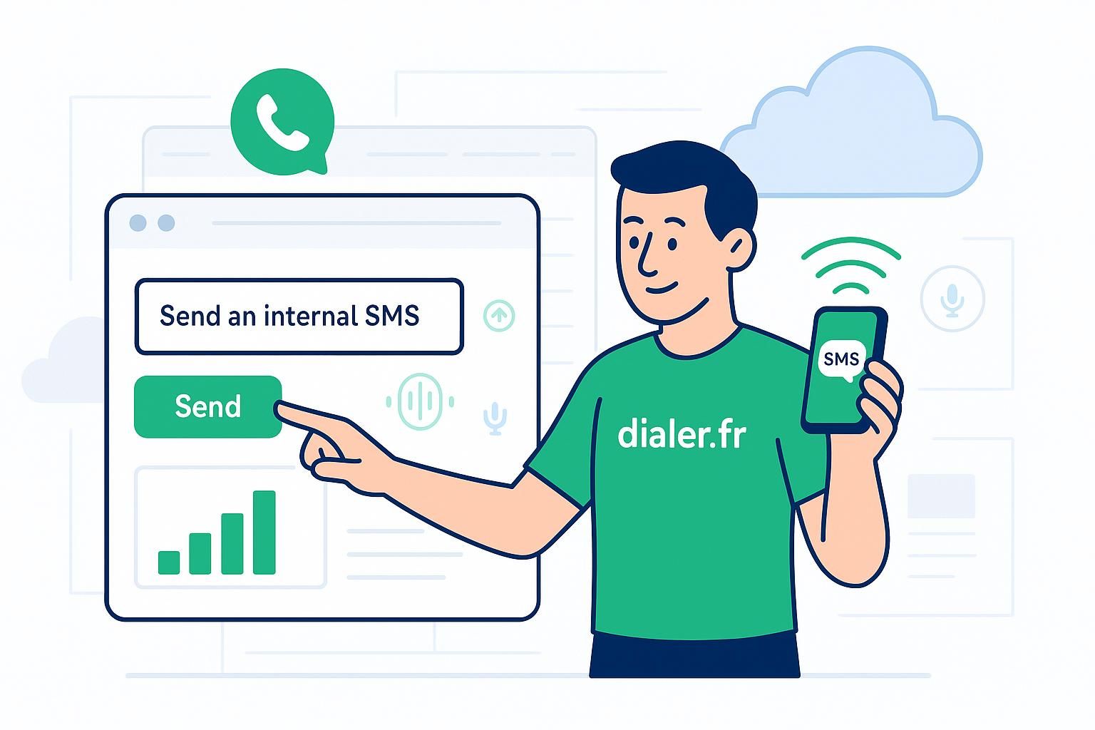 Comment utiliser le sms interne pour mieux communiquer avec vos employés