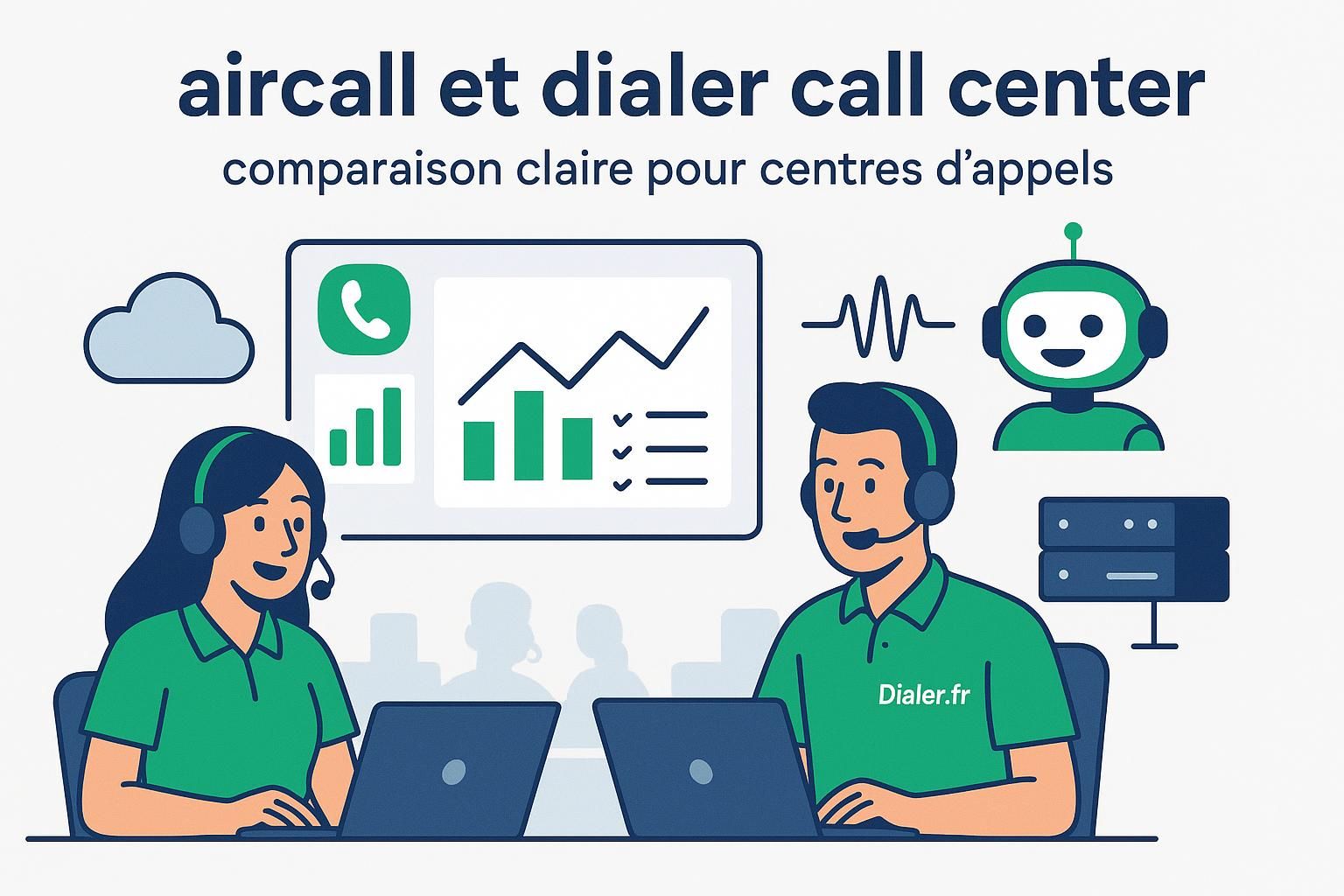 découvrez une comparaison détaillée entre aircall et dialer call center pour choisir la solution idéale pour votre centre d'appels en 2026. analysez fonctionnalités, tarifs et performances pour optimiser votre service client.