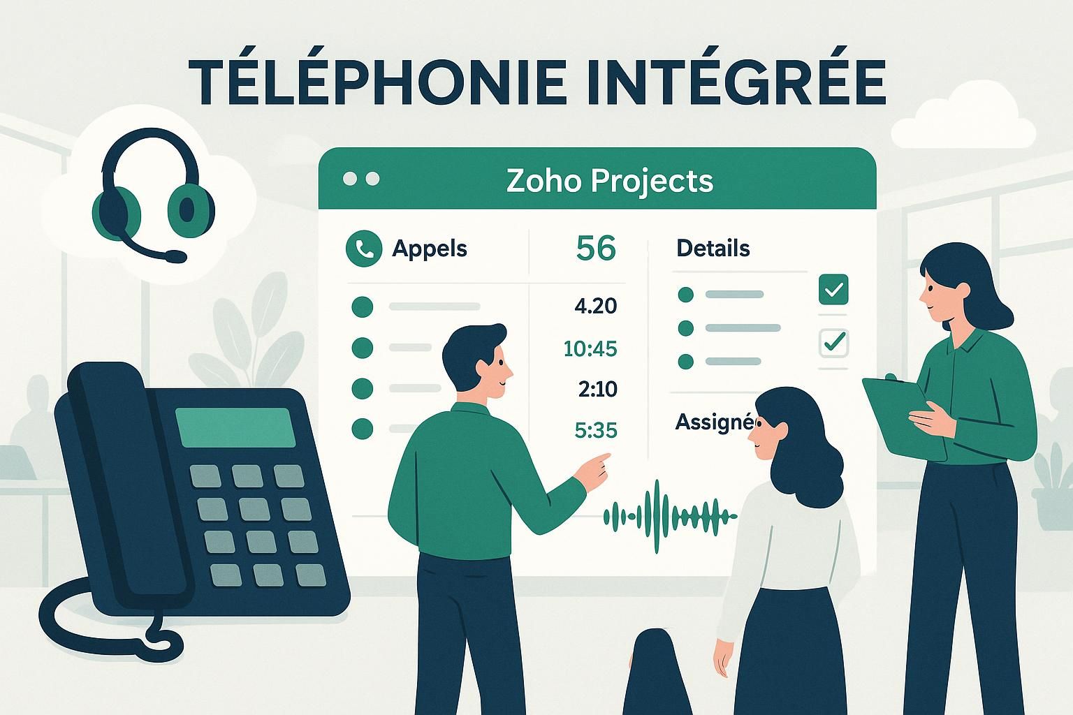 découvrez comment optimiser la coordination de votre équipe grâce à zoho projects associé à la téléphonie intégrée, pour une gestion de projets plus efficace et une communication fluide.