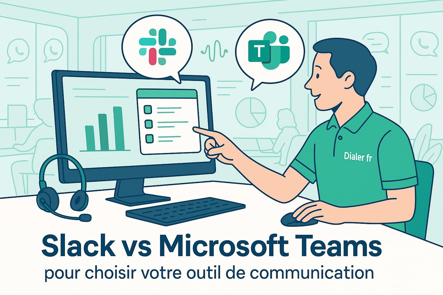 découvrez les différences clés entre slack et microsoft teams pour choisir l'outil de communication idéal en 2026. comparez fonctionnalités, tarifs et avantages pour optimiser la collaboration de votre équipe.