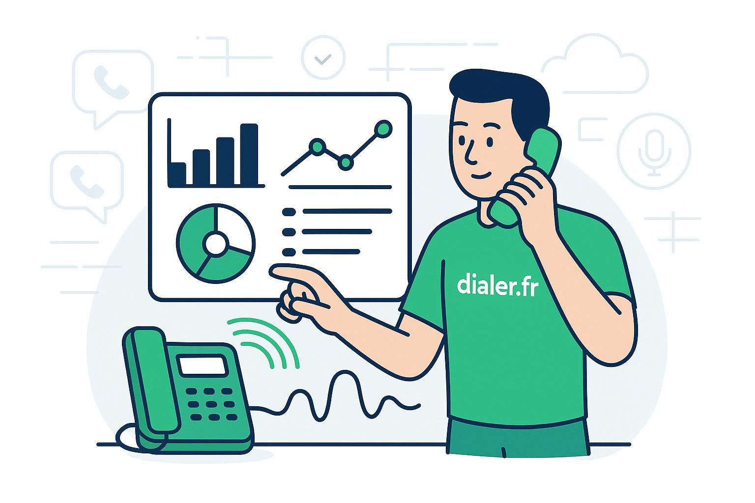 Statistiques appels téléphoniques en entreprise en 2026 : tendances et analyses