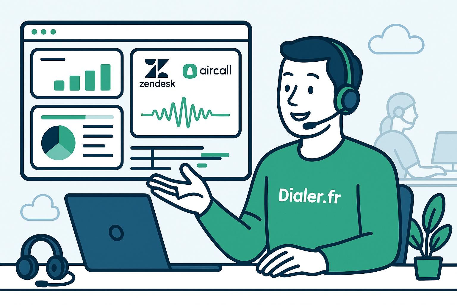 comparez zendesk talk et aircall support pour choisir le service téléphonique idéal et optimiser l'efficacité de votre support client.
